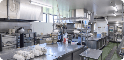 院内調理の美味しい食事